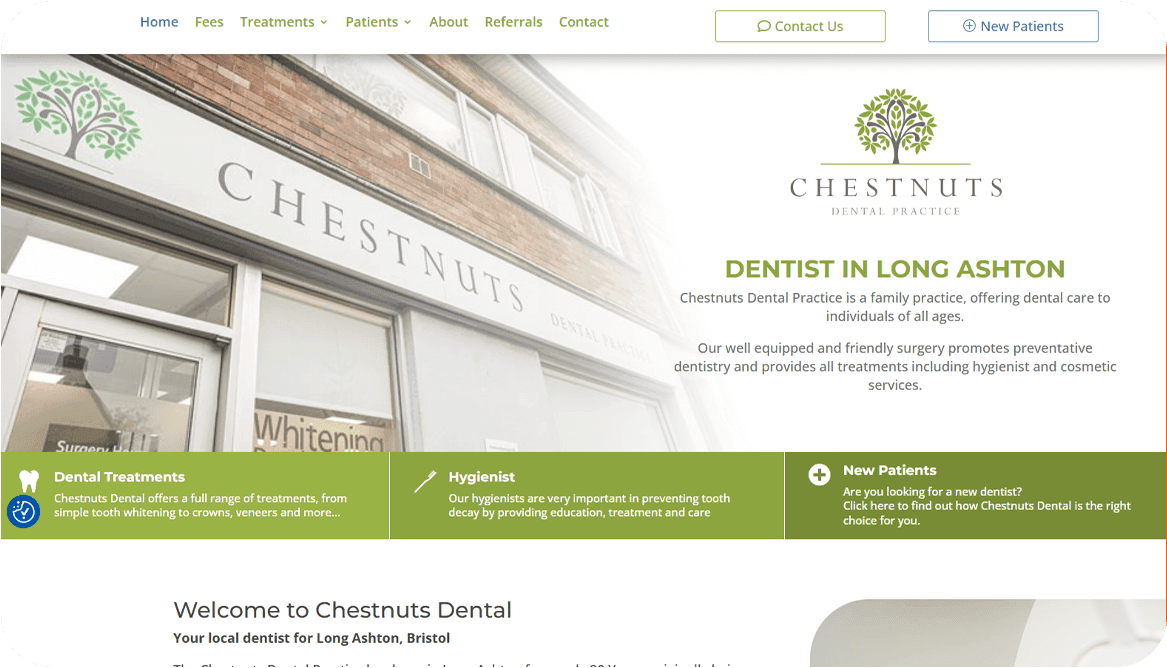 dentists for websites